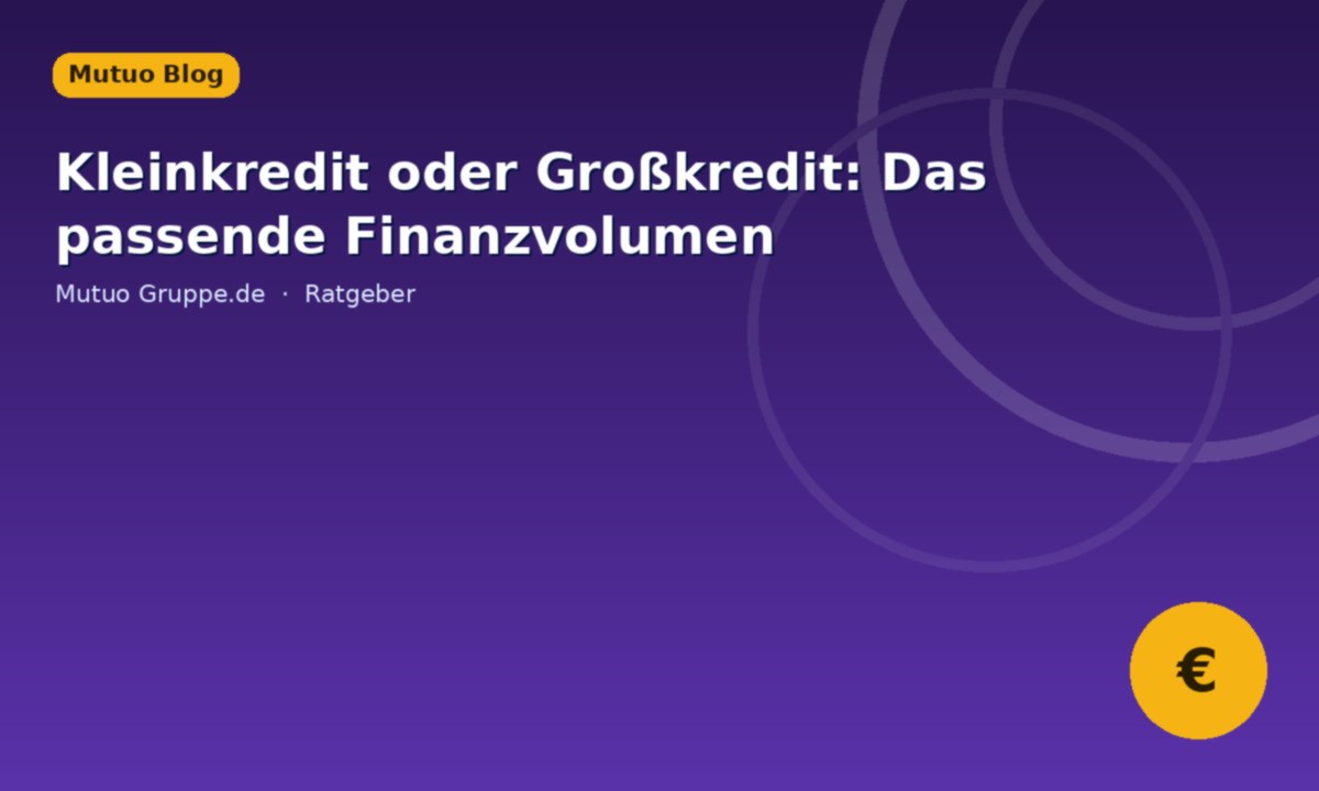 Kredi e vogël apo e madhe: Vëllimi i duhur i financimit